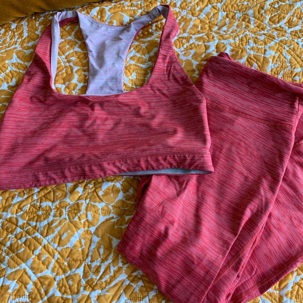 Outdoor Voices TechSweat bra top and pants